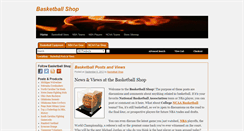 Desktop Screenshot of basketball-shopper.com
